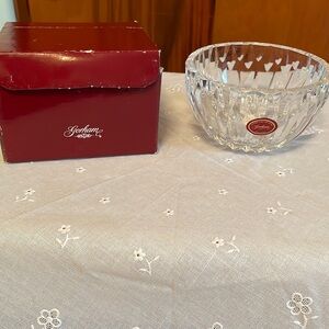 Vintage Gorham Crystal Bowl 4.5 Inch beautiful quality crystal from Poland